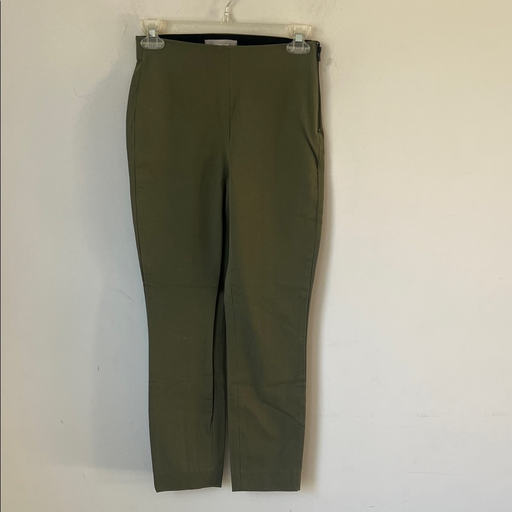 Everlane Green Women’s Tailored Pants with Stretch, size 00 🔲